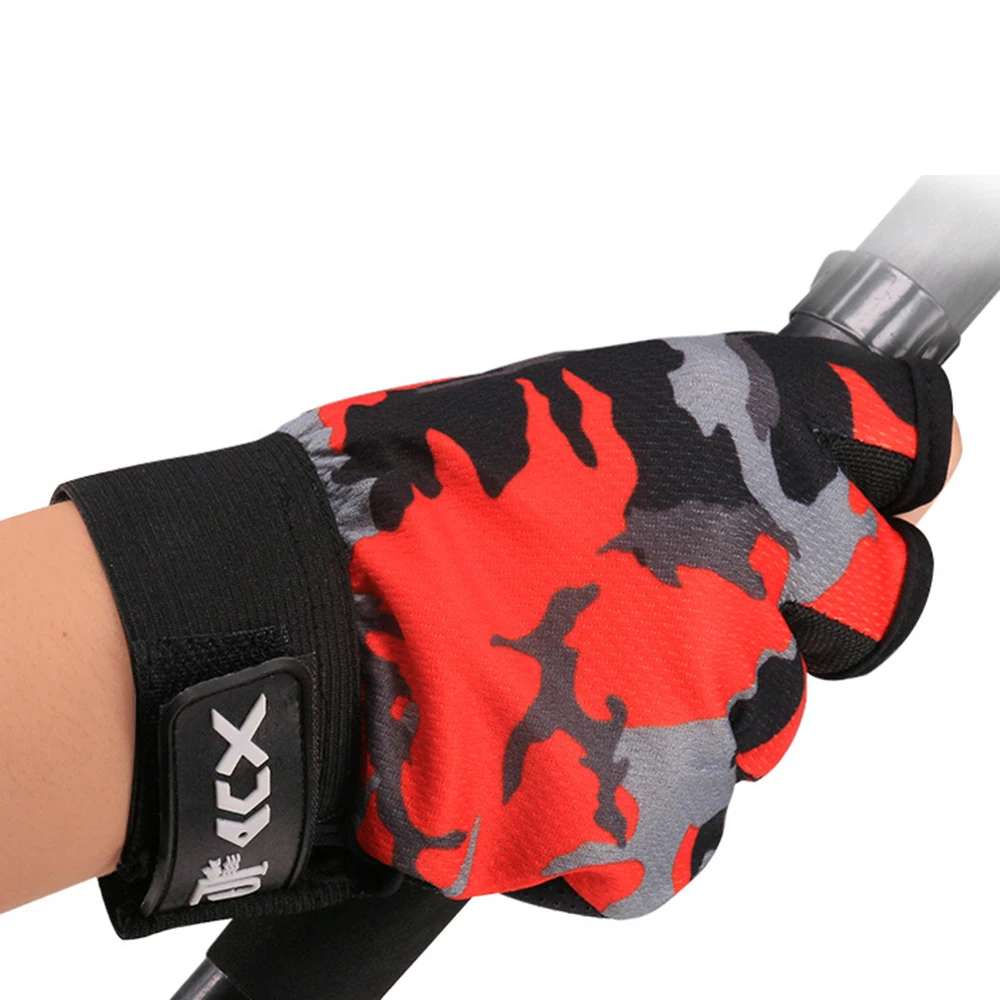 Мужские рыболовные перчатки дышащие с 3 пальцами противоскользящие для морской