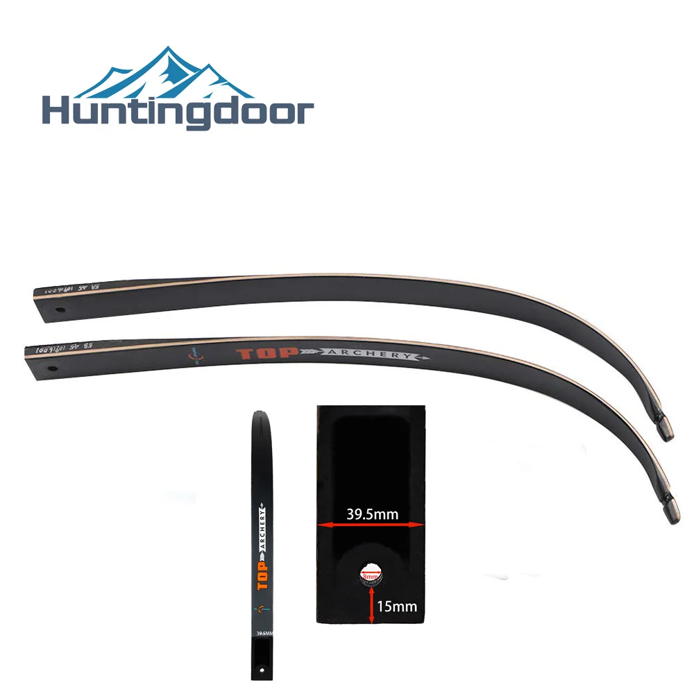 

Huntingdoor Recurve Bow Limbs 1pair 56inch 30-50lbs Right /left Hand Bow Carbon Bow Limbs For Outdoor Hunting Shooting