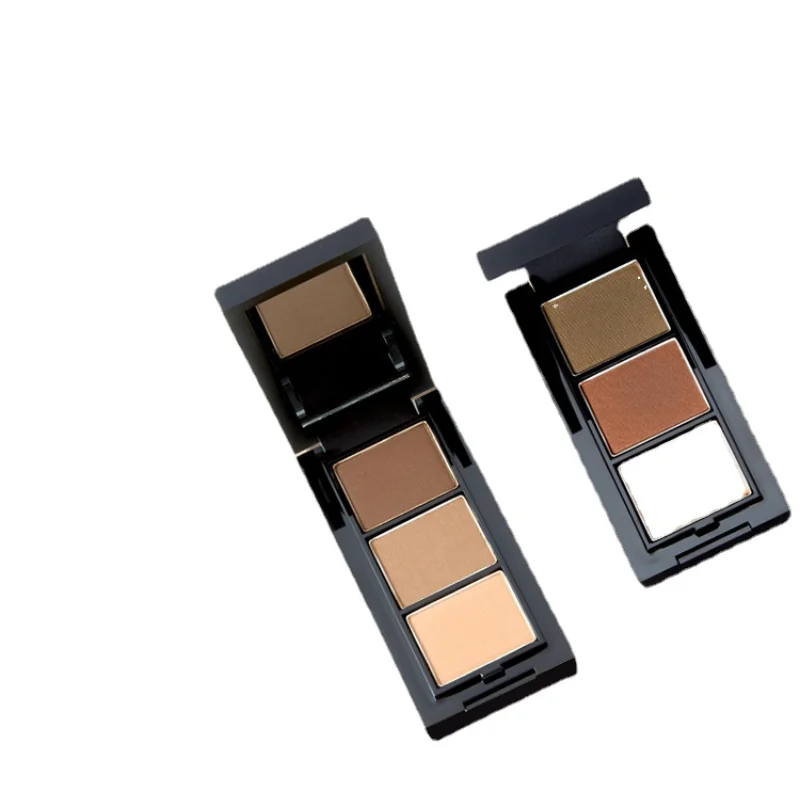 

TT Eyebrow Powder Women's Waterproof Sweatproof Fadeless Long-Lasting Trio Blusher Women's Crouching Silkworm Eyebrow