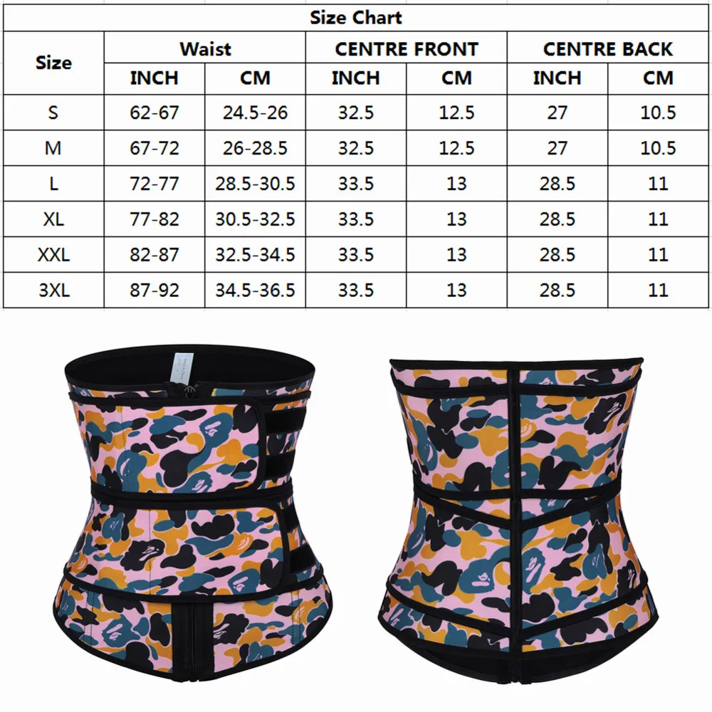 

Feelingirl New Body Shaper Shapewear Women Latex Waist Trainer Waist Cinchers 96%cotton+4%spandex+100% Latex Firm Broadcloth