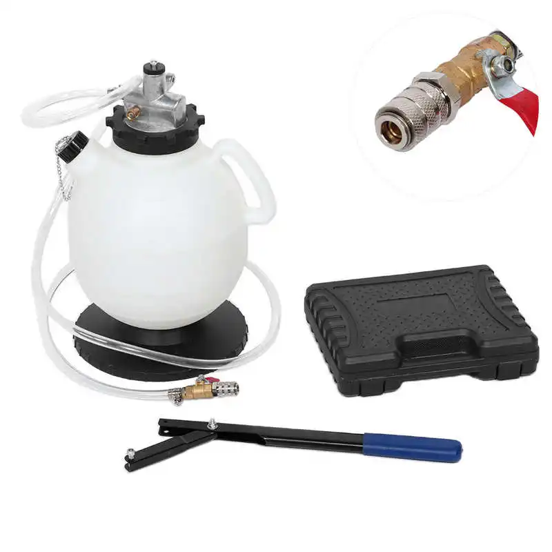 

Pneumatic Tools 7.5L Transmission Oil Filling Dispenser System Manual Change Refill Pump Tool Kit with Adaptors Sandblast Gun
