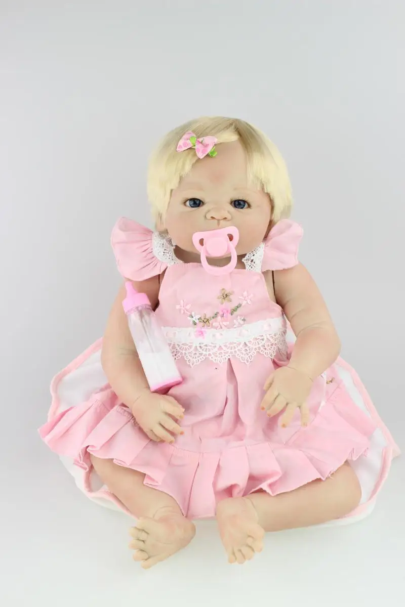Nicery 22 дюйма 55 см Bebe Reborn Baby Doll Жесткий Силиконовый мальчик девочка игрушка подарок