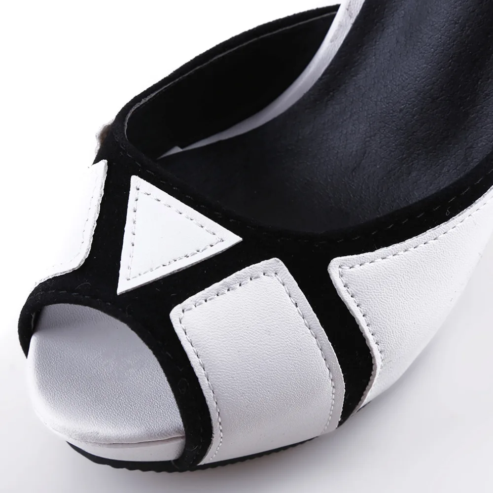

2021 Summer Sexy Women High Heels Sandals 11.5cm Fashion Stripper Shoes Ankle Strap Party Pumps Shoes Women Platform Sandals