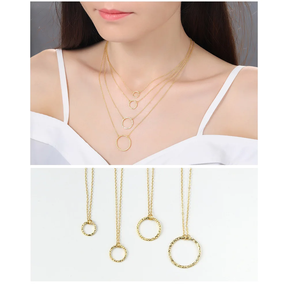 Ожерелье женское из серебра 925 пробы с позолотой 14 к|Ожерелья| |