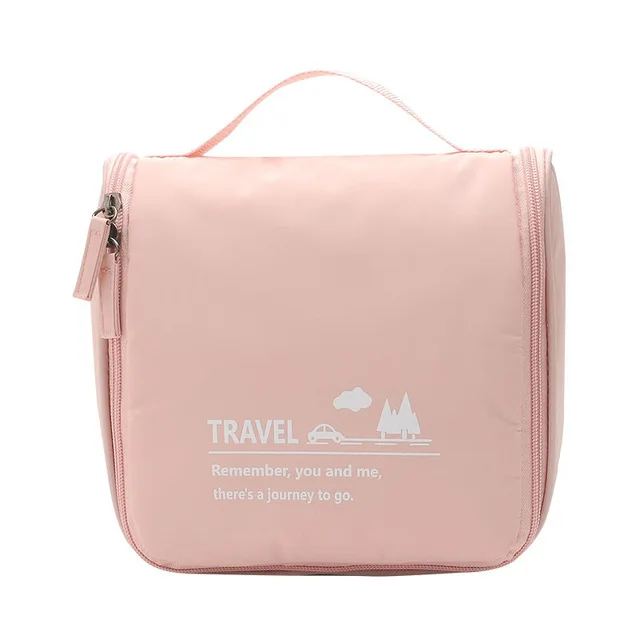 

Portable Women Toiletry Storage Bag Traveling Cosmetic Wash Organizer Bathroom Waterproof Handbag Household Accessories Pouch