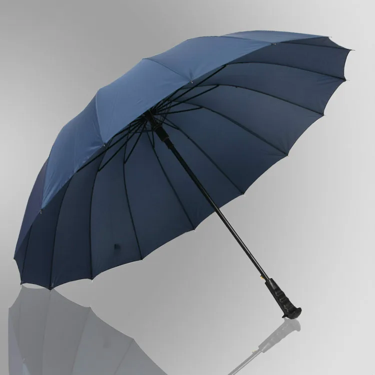 98/116CM Diameter Big Umbrella Male Walking Stick Windproof Semi Automatic Straight Rod Long Handle Men's Rain | Дом и сад