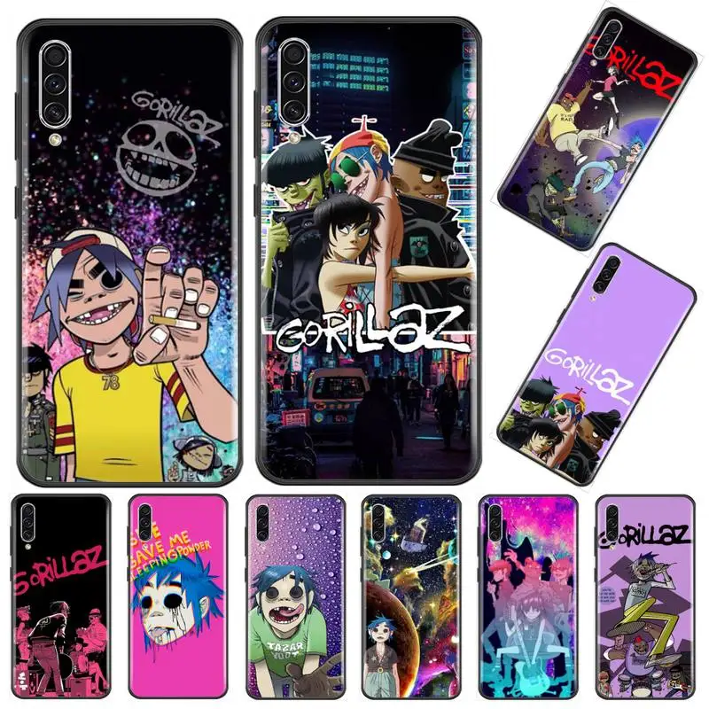 

Gorillaz band Phone Case For Samsung Galaxy A 3 6 7 8 10 21 01 11 31 91 10S 20S 30S 50S PLUS