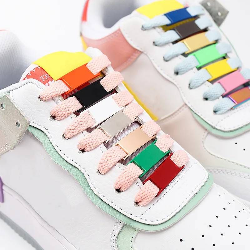 

1 пара AF1 Пряжка для шнурков украшения для обуви кроссовки Наборы металла с пряжкой, украшенные кружевом стильные и подходит для все виды из ...