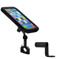 phone bracket holder chargable waterproof shockproof all inclusive bicycle phone mount bracket touch screen rotatable holder