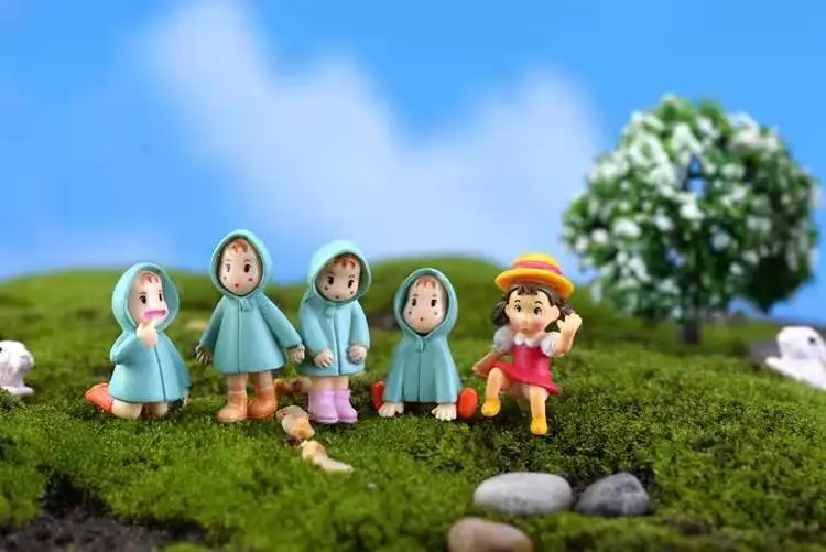 Микро ландшафтное украшение резиновый дождевик xiaomei для животных и кошек