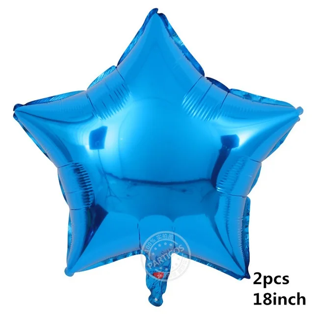 2pcs blue Новые космические путешествия шарики для дня рожденья вечерние Декор внешний Космос астронавт фольги Воздушные шары ET Planet Исследуйте партнера дети мальчик - Цвет: 2pcs blue