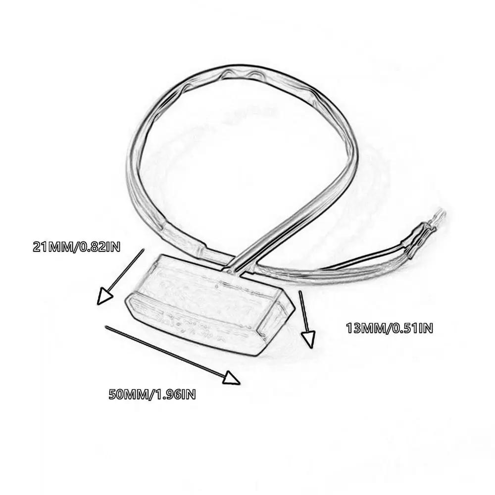 

12V Motorcycle Rear Brake LED Tail Stop Light Lamp For Dirt Taillight Rear License Plate Light Accessories Decorative Lamp Emark
