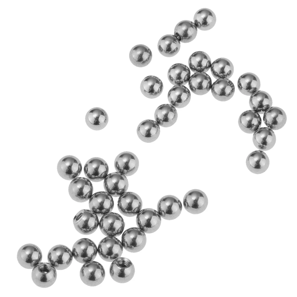 40 шт. аксессуары для пирсинга тела из нержавеющей стали 3 мм 4 | Украшения и