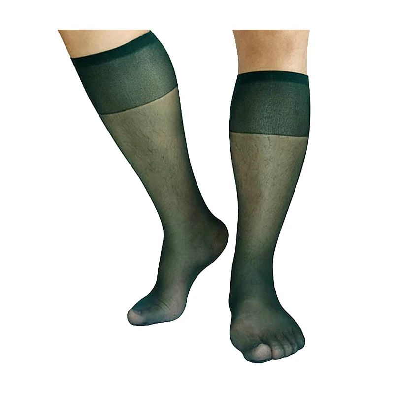 Ультратонкие прозрачные мужские формальные носки мягкие высококачественные