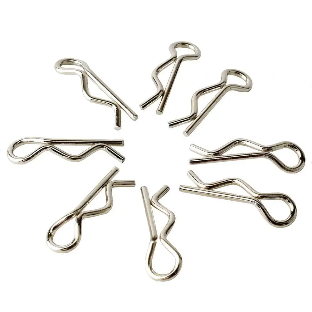 RC HM6079 Серебряные Зажимы для тела (8 шт.) Fit LC Racing 1/14 Electric EMB | Игрушки и хобби