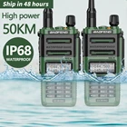 Рация Baofeng UV-9R PRO IP68, водонепроницаемая Двухдиапазонная 9R Plus, 2 шт.