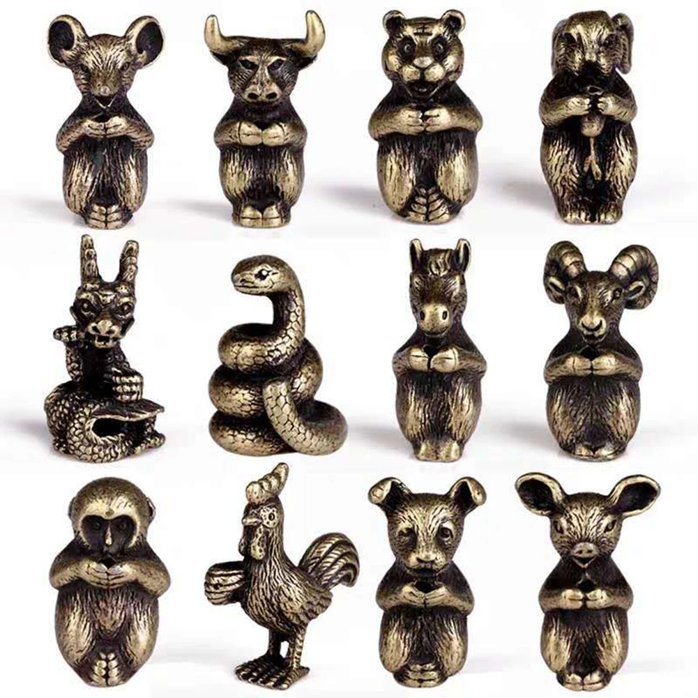 1Pc Chinese Zodiac Animal Incense Stick Holder Meditation Censer Stand Decoration Home Accessories Metal Crafts | Дом и сад