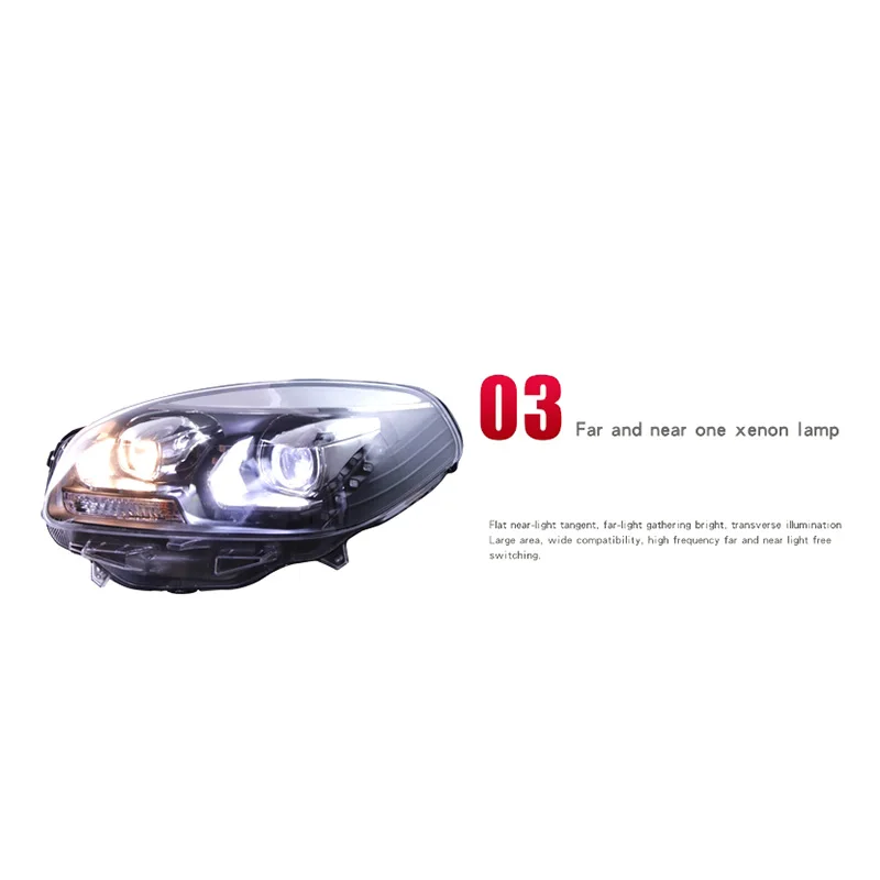 Новый модифицированный светодиодный налобный фонарь Baificar в сборе абажур на руль