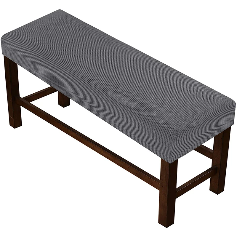 Polar Fleece Fabric Bench Cover Plaid Non-slip Removable Washable Covers Dining Room Chair For Hotel Kitchen Home | Дом и сад