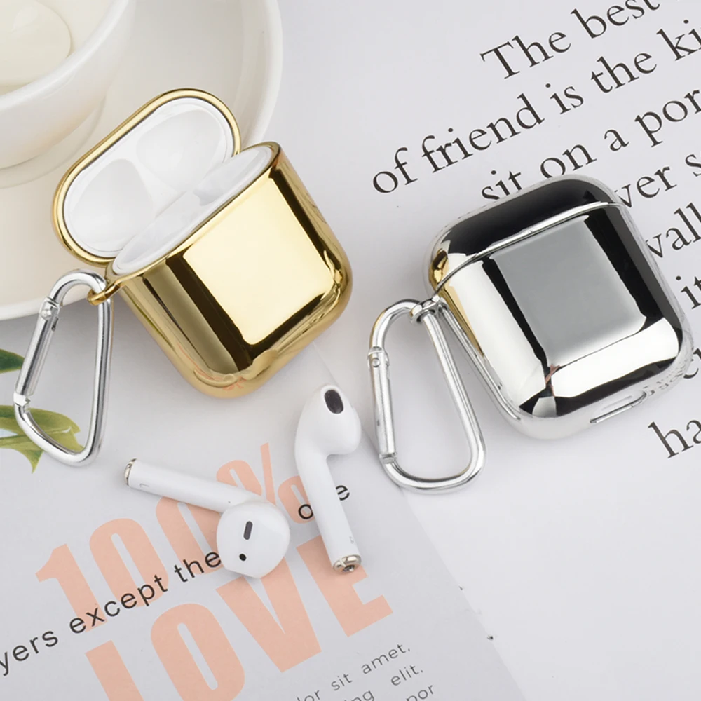 Чехол для наушников из поликарбоната с покрытием Apple Airpods 2 чехол зарядным