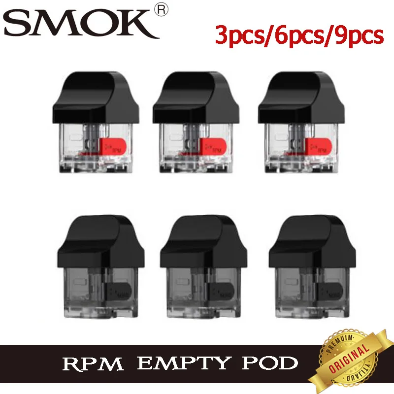 Картриджи SMOK RPM40 3 шт.-9 шт. пустые картриджи RPM Pod 4 мл/об/мин атомайзер Nord 5 мл для