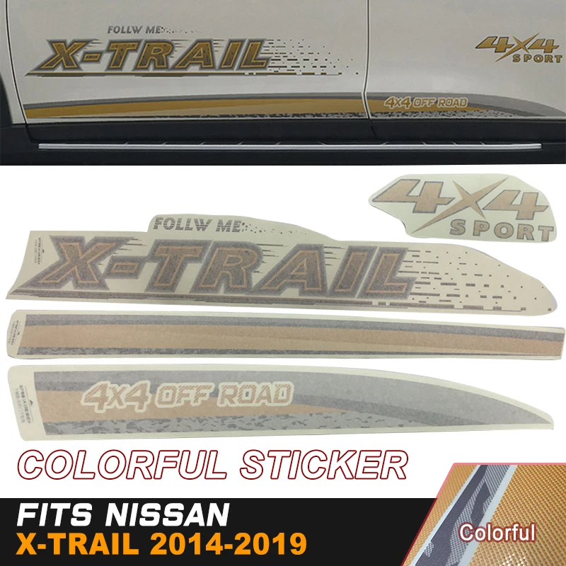 colorful printed car sticker racing body cool waist skirt vinyl graphic for NISSAN XTAIL 2014-2019 | Автомобили и мотоциклы