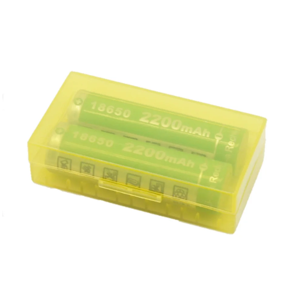 Дешевый 10 шт AJQQ 18650 CR123A 16340 коробка для аккумулятора прозрачный пластиковый