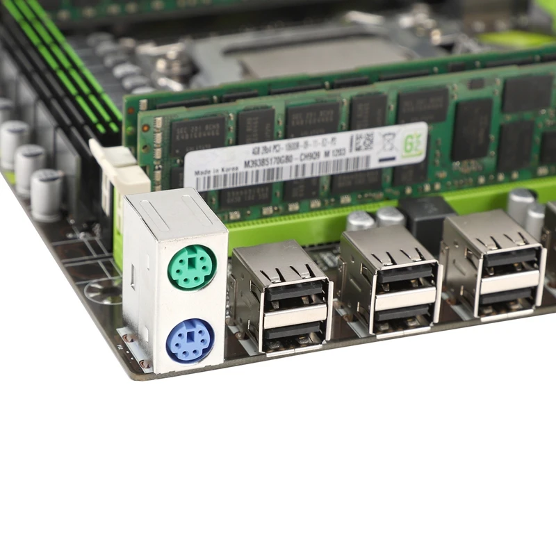 X79G LGA2011 практичная материнская плата для настольного компьютера с E5 2689 CPU 4x4G ECC