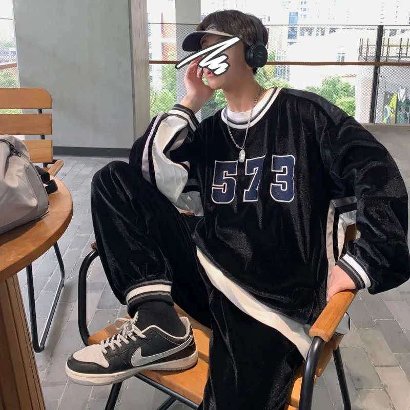 

Новинка весна-осень Молодежная бейсбольная форма свитер для мужчин и женщин Корейская Свободная куртка модный костюм Топ ограниченный по в...