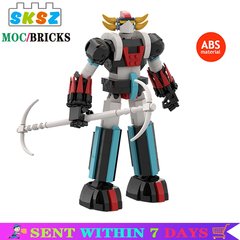 

Anime UFO Demon-action Figure Model Children Favorite Anime Figure Building Blocks Kids Adult DIY Bricks Boy Creativity Moc Gift