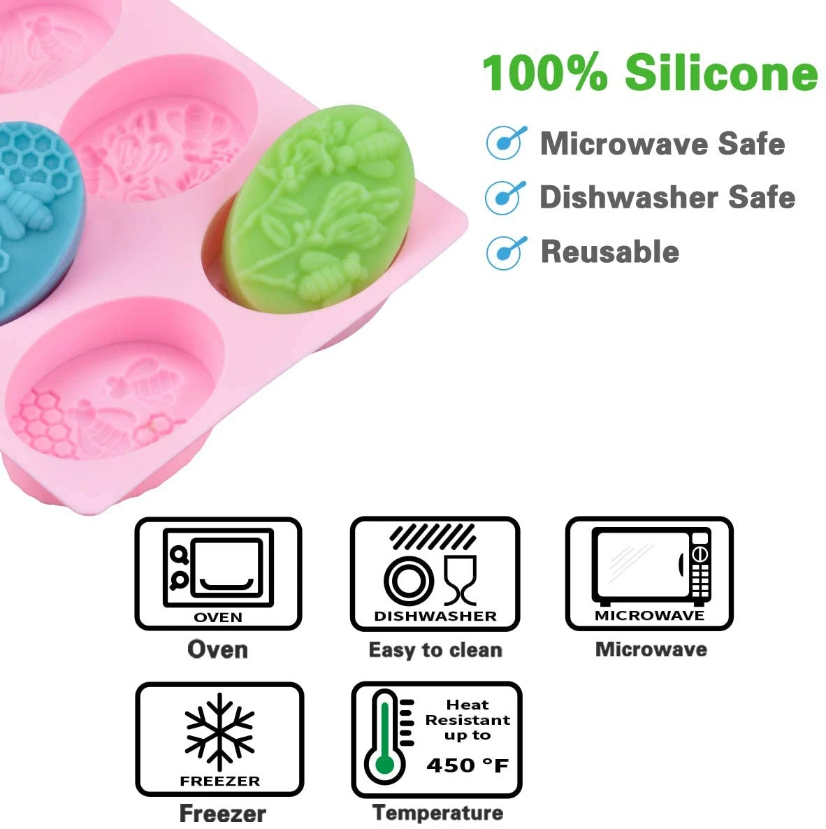 3D пчела силиконовые формы форма в виде пчелиных сот для мыла Bundt Beehive торт выпечки