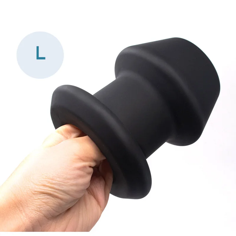Большая Анальная пробка силиконовый полый массаж простаты вагинальный дилатор