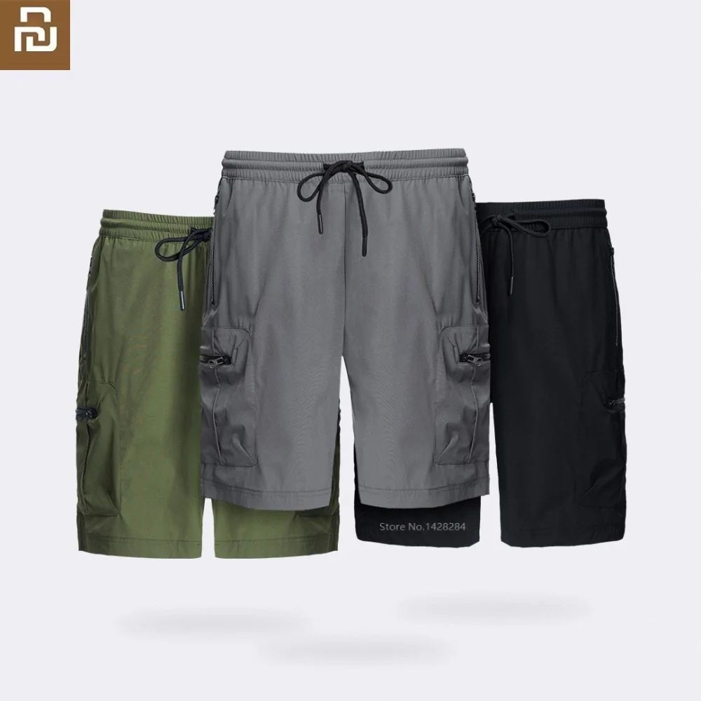 Мужские быстросохнущие рабочие шорты Youpin ULEEMARK дышащие штаны из эластичной ткани