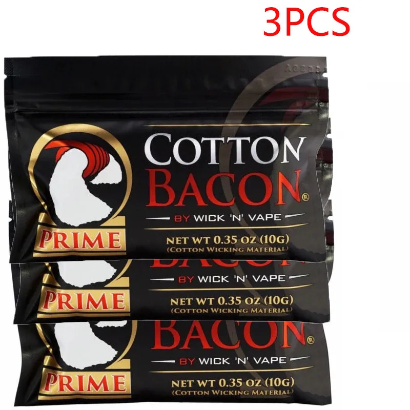 2 0 хлопок Bacon Vape для электронных сигарет версия подходит RDA RTA атомайзер бак