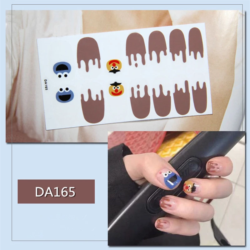 1 лист Типсы для маникюрного салона сделай сам блестящие полоски ногтей