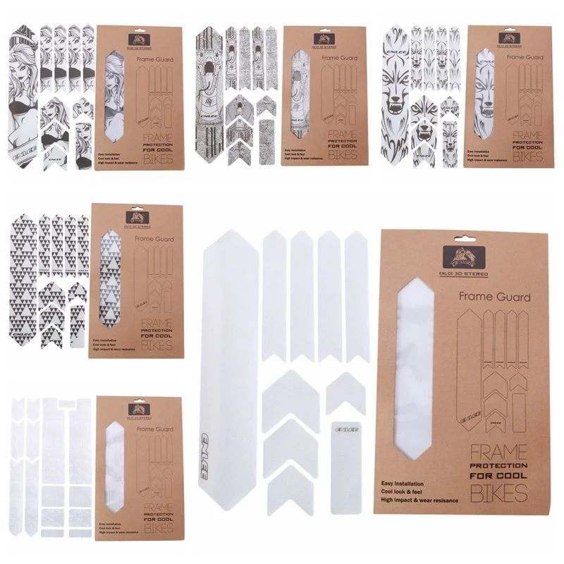 Innovative Bicycle DIY Graffiti Sticker 3D Three-dimensional Personality Protection Decals Repair Scratch Bike Frame Sticker