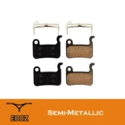 Колодки дисковые полуметаллические для велосипеда, 2 пары, для SHIMANO XTR M965, M966, M975, Saint M800, Deore XT, M765, M775, M776, ZOOM HB100, HB875