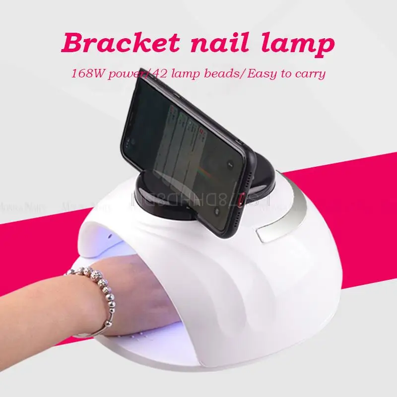 

Nail Dryers UV Lamp Portable Nail Art Machine Tools With Mobile Phone Holder