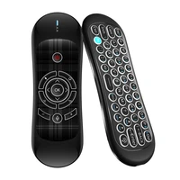 2 4g wireless air mouse keyboard voice control ir learning remote controller 6 axis motion sensing for android tv box smart tv