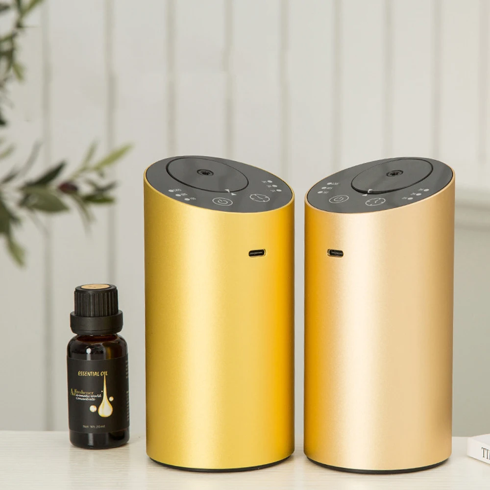 

Aluminum Alloy Smart Aroma Diffuser 2000mAh Car Aroma Diffuser USB Car Air Diffuser Eternal Flower Aroma Diffuser Essential Oil
