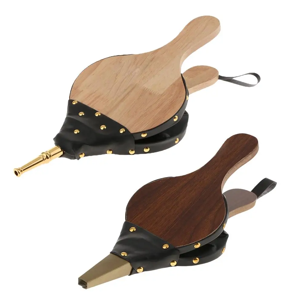 Ручная волна Деревянный Мини камин воздуходувка традиционная пожарная лампа