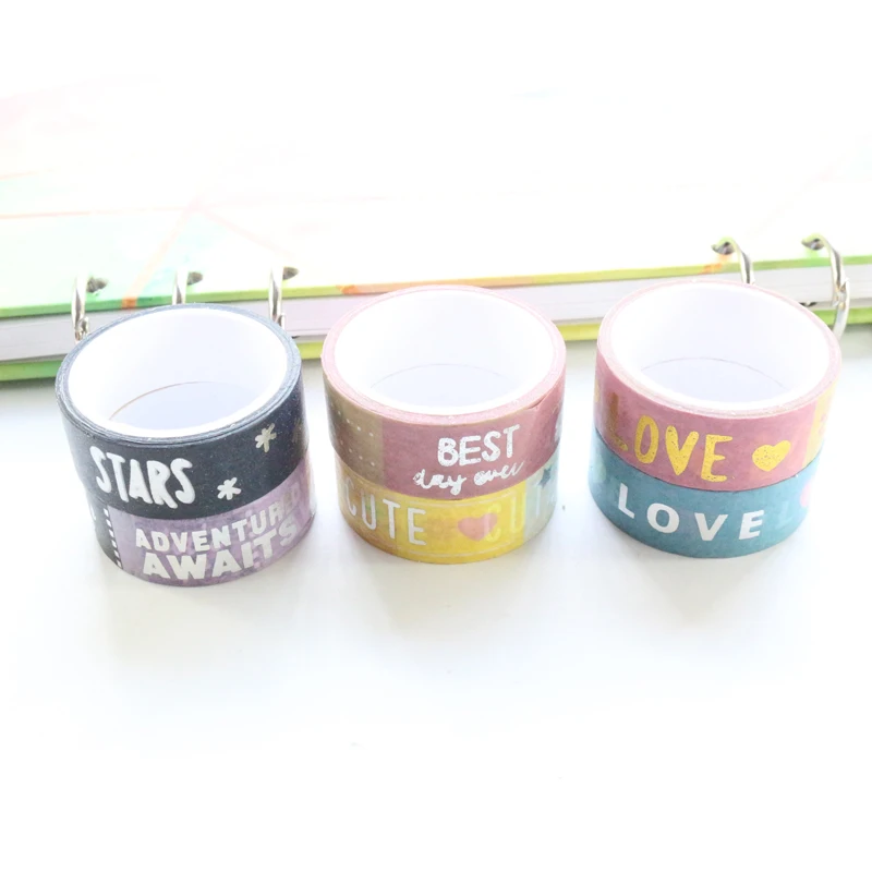 Милые конфеты Domikee японская фольга Васи ленты скрапбукинг журнал планировщик