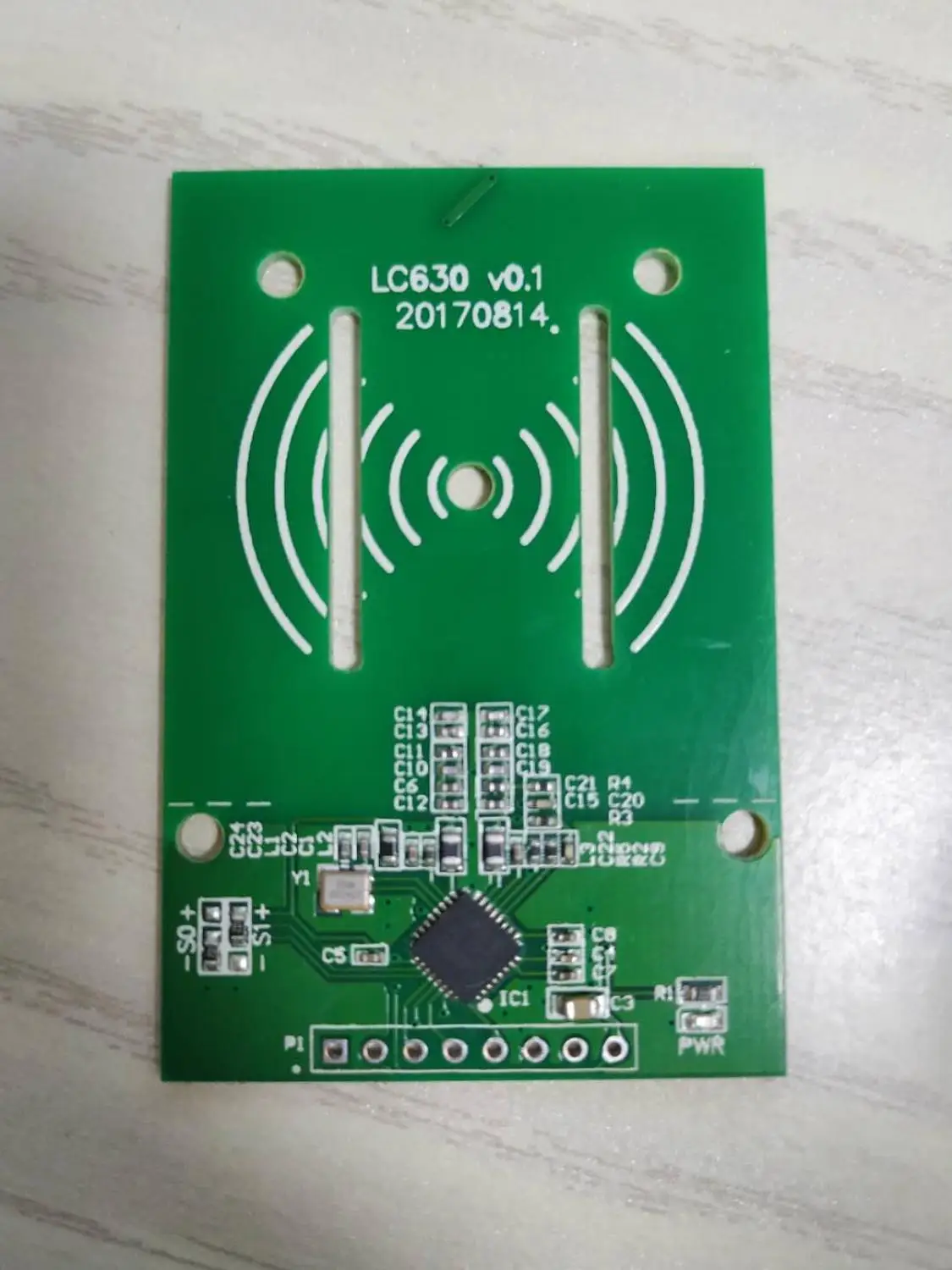 

Модуль считывания радиочастотных RFID-сигналов MFRC-630 RC522, модуль индукционного считывателя контроля доступа