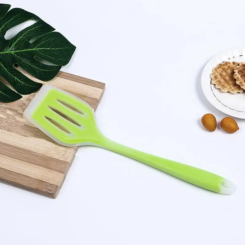 

Korean Version Non Stick Silicone Pot Shovel Cooking Spatula Fried Shovel Flexible Silicone frying Pan Turner Spatula