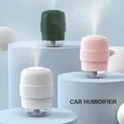 Новый миниатюрный увлажнитель воздуха с таймером для дома и автомобиля, маленький увлажнитель воздуха с питанием от Usb для ароматерапии, увлажняющий бесшумный светодиодный ночник
