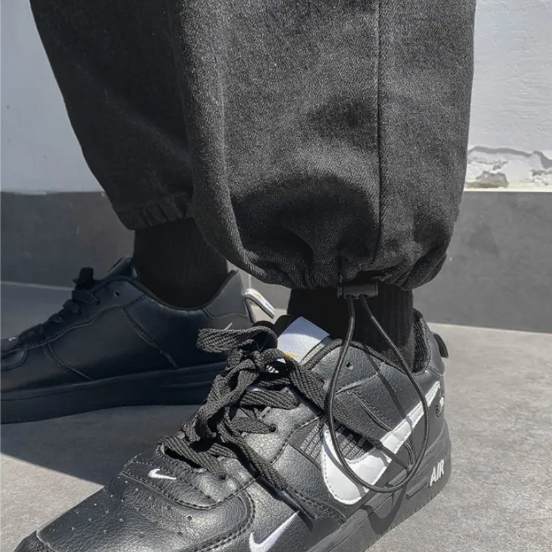 

Harem Blue Jeans Men Solid Classic Spring Autumn Straight Vintage Denim Trousers Harajuku Bundle Baggy Streetwear Oversize 3XL