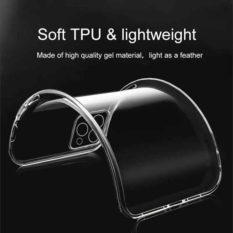 Полностью прозрачная защитная матовая задняя крышка для камеры Противоударная