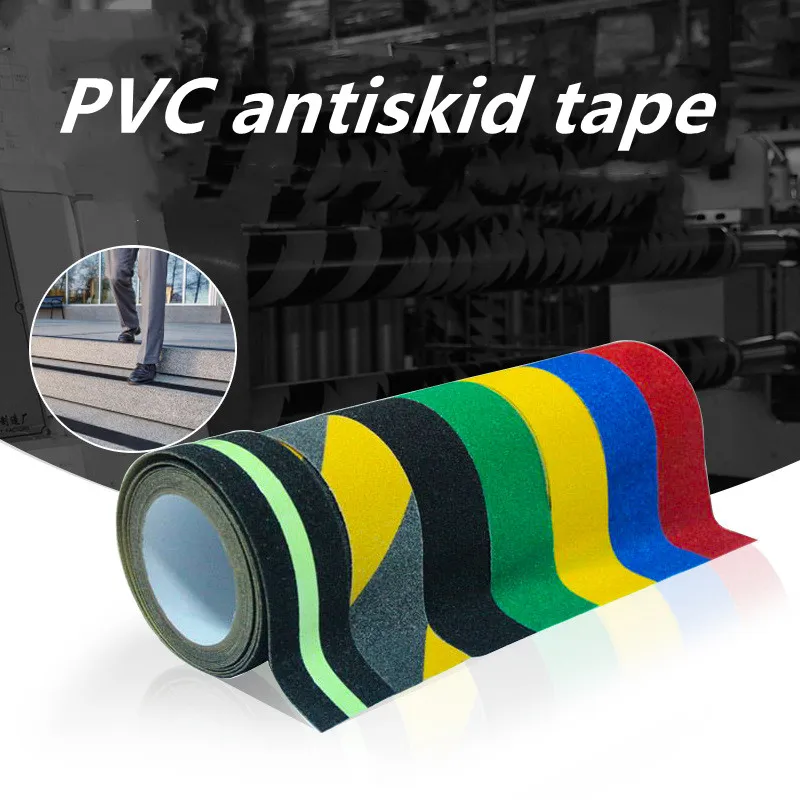 

1 шт., нескользящая клейкая лента для лестницы и пола, 5 м