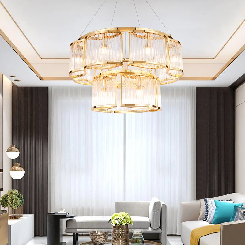 Креативный светильник в европейском стиле роскошные хрустальные подвесные