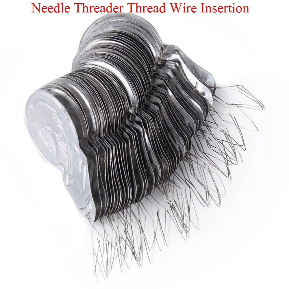 50 шт. Нитевдеватель для шитья инструмент вставки проволоки ручного